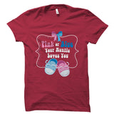 Pink Or Blue Your Auntie Loves You Shirt