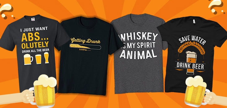 11 Hilarious Drinking Shirts for Beer Lovers & Wine Drinkers