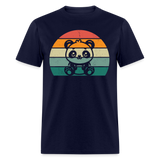 panda retro shirt - navy