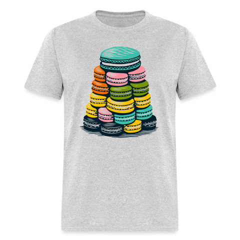 macaron shirt - heather gray