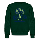 broccoli weightlift Sweatshirt - forest green