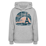 eiffel tower Women's Hoodie - heather gray