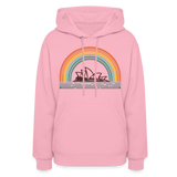 sydney rainbow Women's Hoodie - classic pink