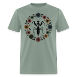 mantis floral shirt - sage