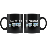 The Addiction Aquarium 11oz Black Mug