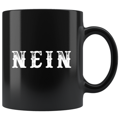 Nein 11oz Black Mug