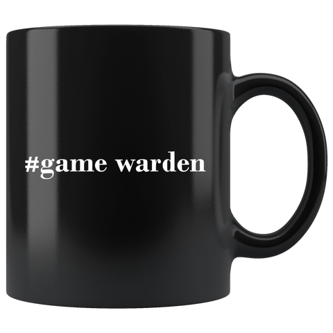 #Game Warden 11oz Black Mug
