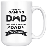 Gaming Dad 15oz White Mug