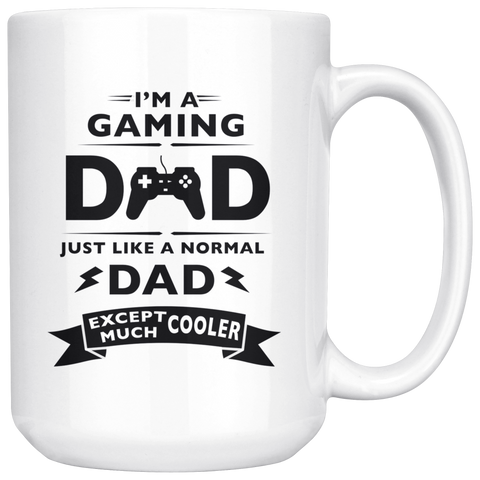 Gaming Dad 15oz White Mug