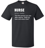 Nurse Description T-Shirt - oTZI Shirts - 3
