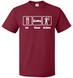 Eat Sleep Archery Shirt Funny Archer Bow Arrow Tee - oTZI Shirts - 2