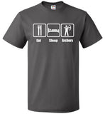 Eat Sleep Archery Shirt Funny Archer Bow Arrow Tee - oTZI Shirts - 3