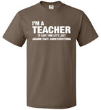 I'm A Teacher Shirt Funny Teacher Gift Back to School - oTZI Shirts - 4