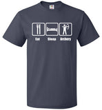 Eat Sleep Archery Shirt Funny Archer Bow Arrow Tee - oTZI Shirts - 5