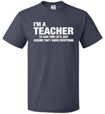 I'm A Teacher Shirt Funny Teacher Gift Back to School - oTZI Shirts - 5