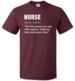 Nurse Description T-Shirt - oTZI Shirts - 6