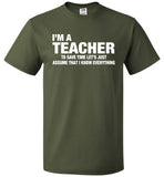 I'm A Teacher Shirt Funny Teacher Gift Back to School - oTZI Shirts - 7