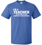 I'm A Teacher Shirt Funny Teacher Gift Back to School - oTZI Shirts - 8