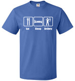 Eat Sleep Archery Shirt Funny Archer Bow Arrow Tee - oTZI Shirts - 8