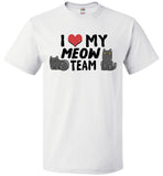 I Love My Meow Team Cats Shirt