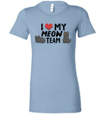 I Love My Meow Team Cats Shirt