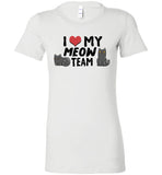 I Love My Meow Team Cats Shirt