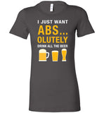 I Just Want Absolutely Drink All The Beer T-Shirt - oTZI Shirts - 6