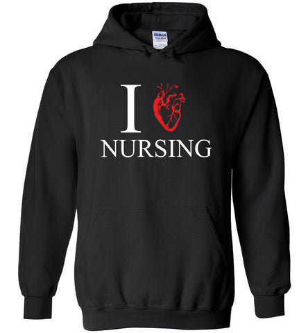 I Heart Nursing Hoodie