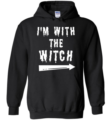 I'm With The Witch Hoodie