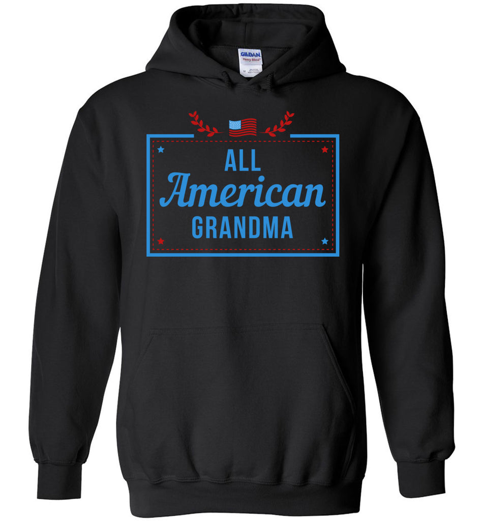 All American Grandma - Family Hoodie