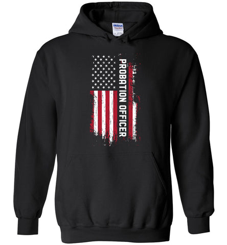 Probation Officer USA Flag Hoodie