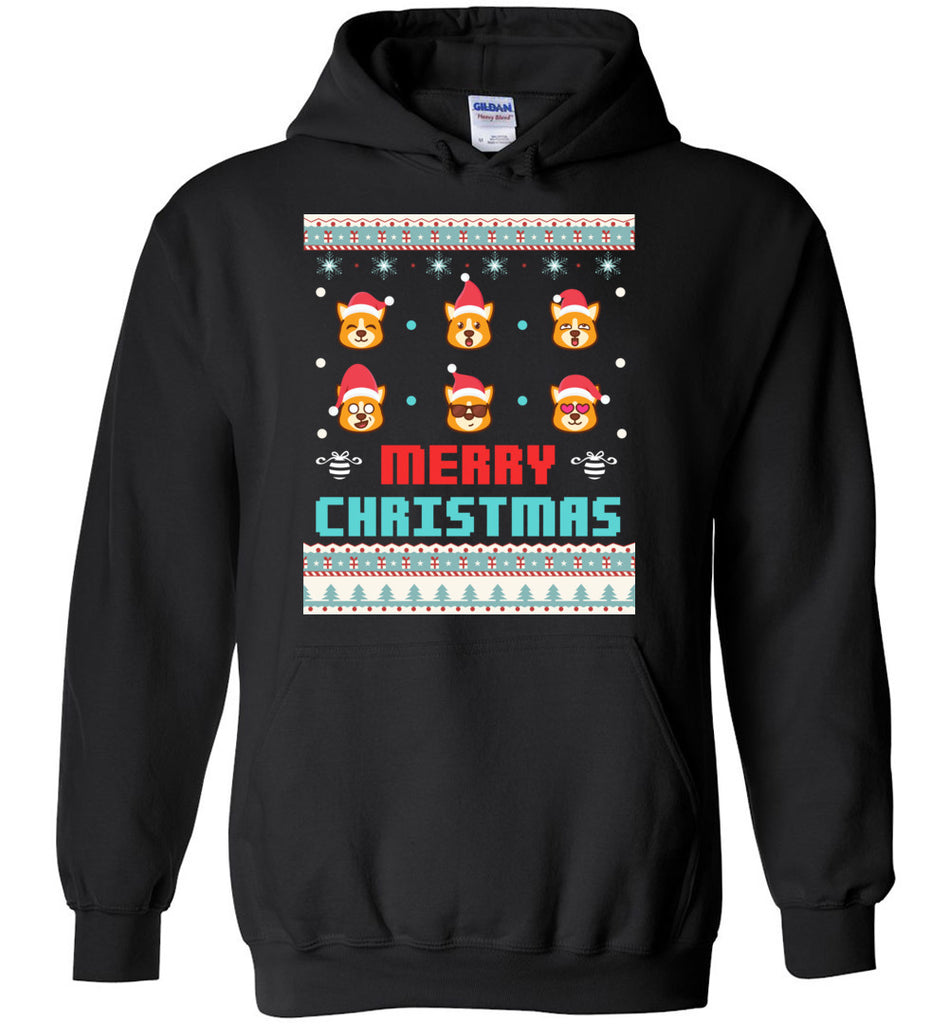 Merry Christmas - Corgi Dog Lover Hoodie