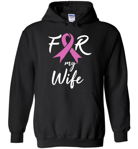 For My Wife Breast Cancer Hoodie