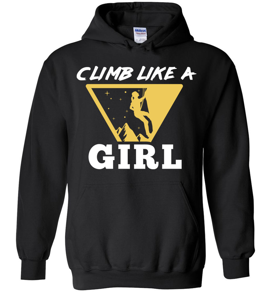 Climb Like A Girl - Climbing Sports Hoodie