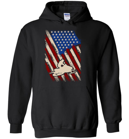 American Snowmobile - Winter Sports Hoodie