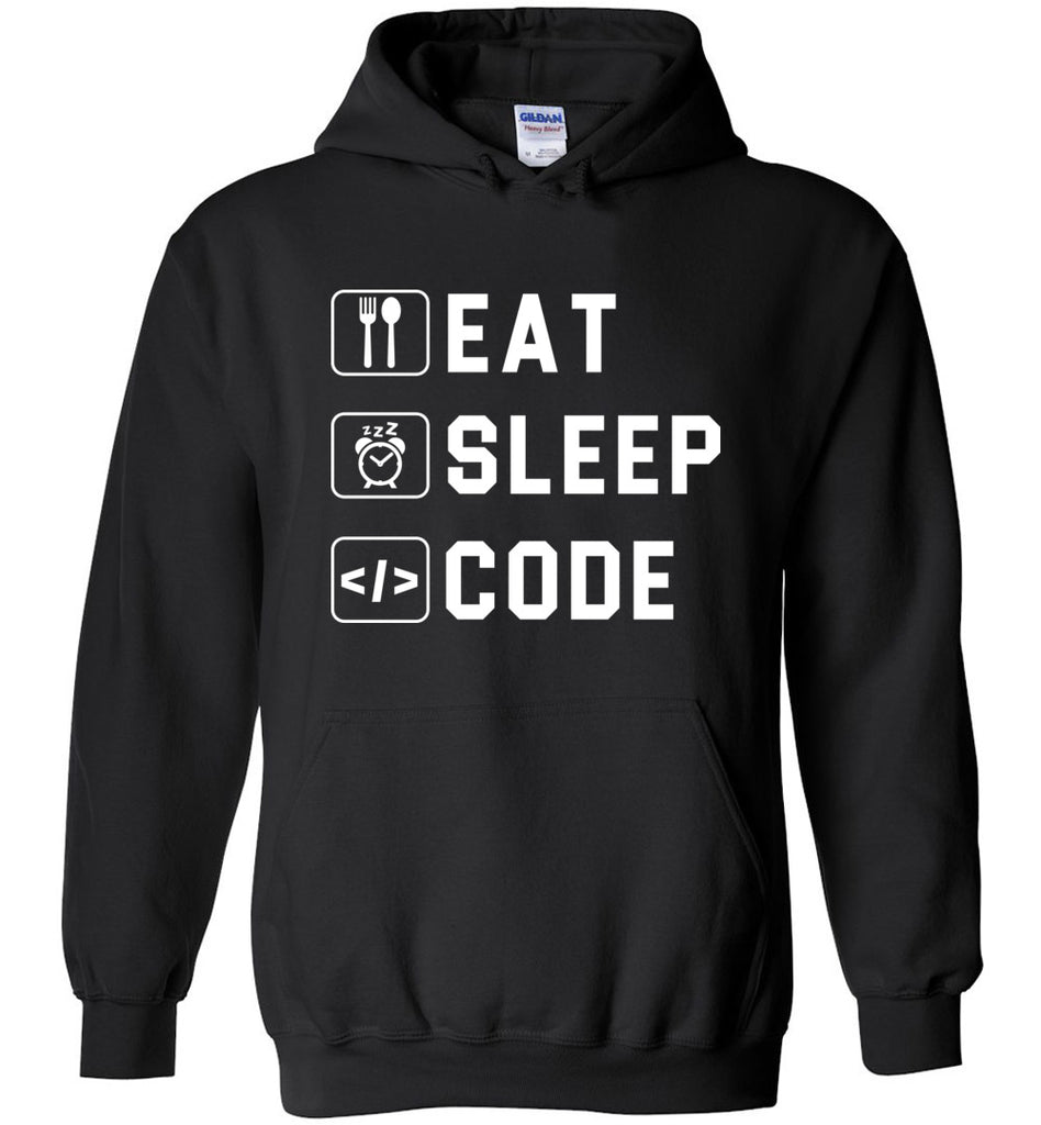 Eat Sleep Code - Programmer Hoodie