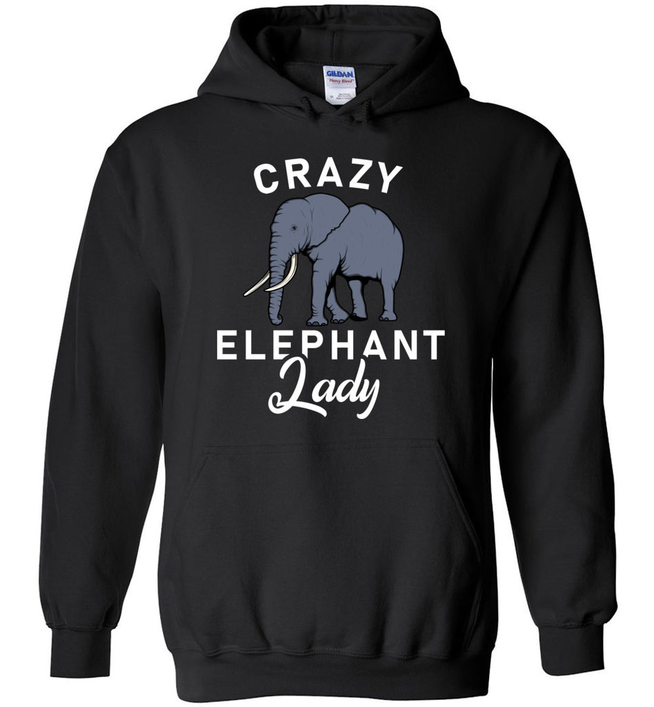 Crazy Elephant Lady Hoodie