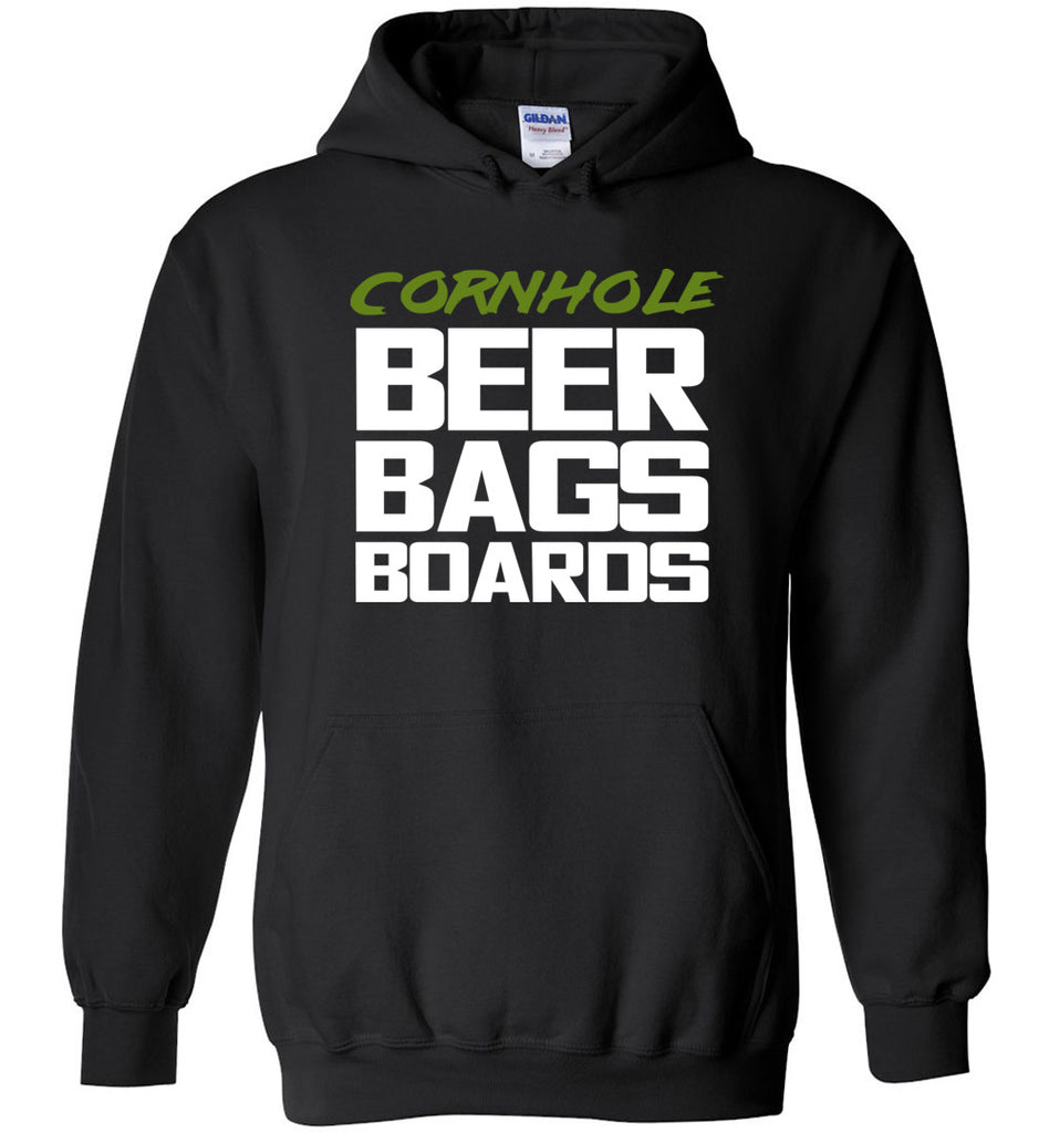 Cornhole Beer Bags Boards Hoodie