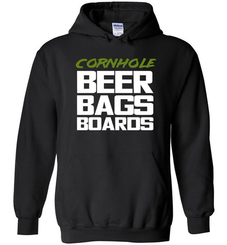 Cornhole Beer Bags Boards Hoodie