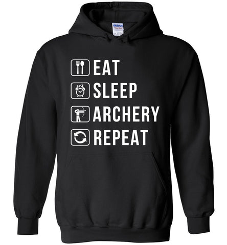 Eat Sleep Archery Repeat Hoodie