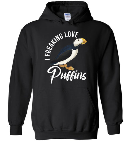 I Love Freaking Love Puffins Hoodie