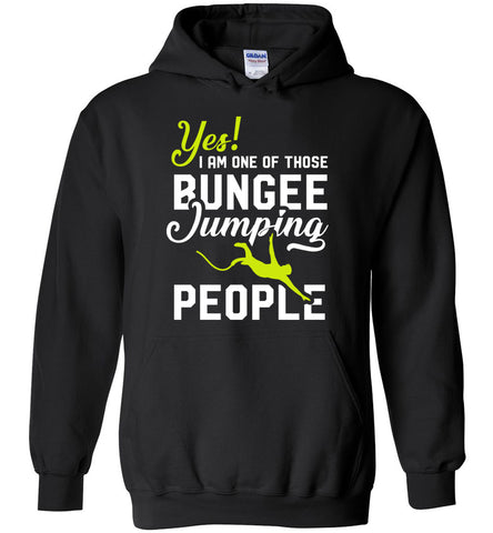 Yes! I Am One Of Those Bungee Jumping People - Sports Hoodie