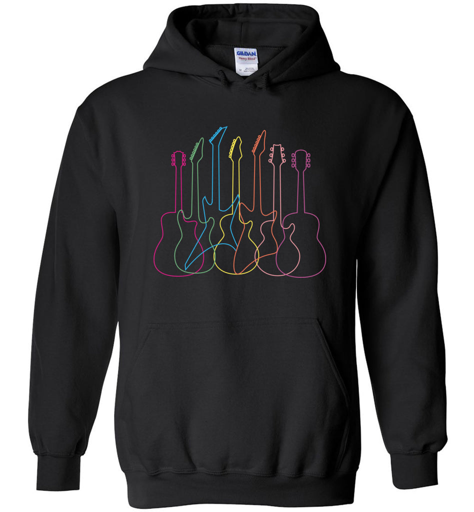 Guitar Outlines Hoodie