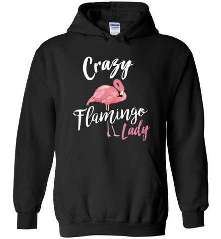 Crazy Flamingo Lady Hoodie