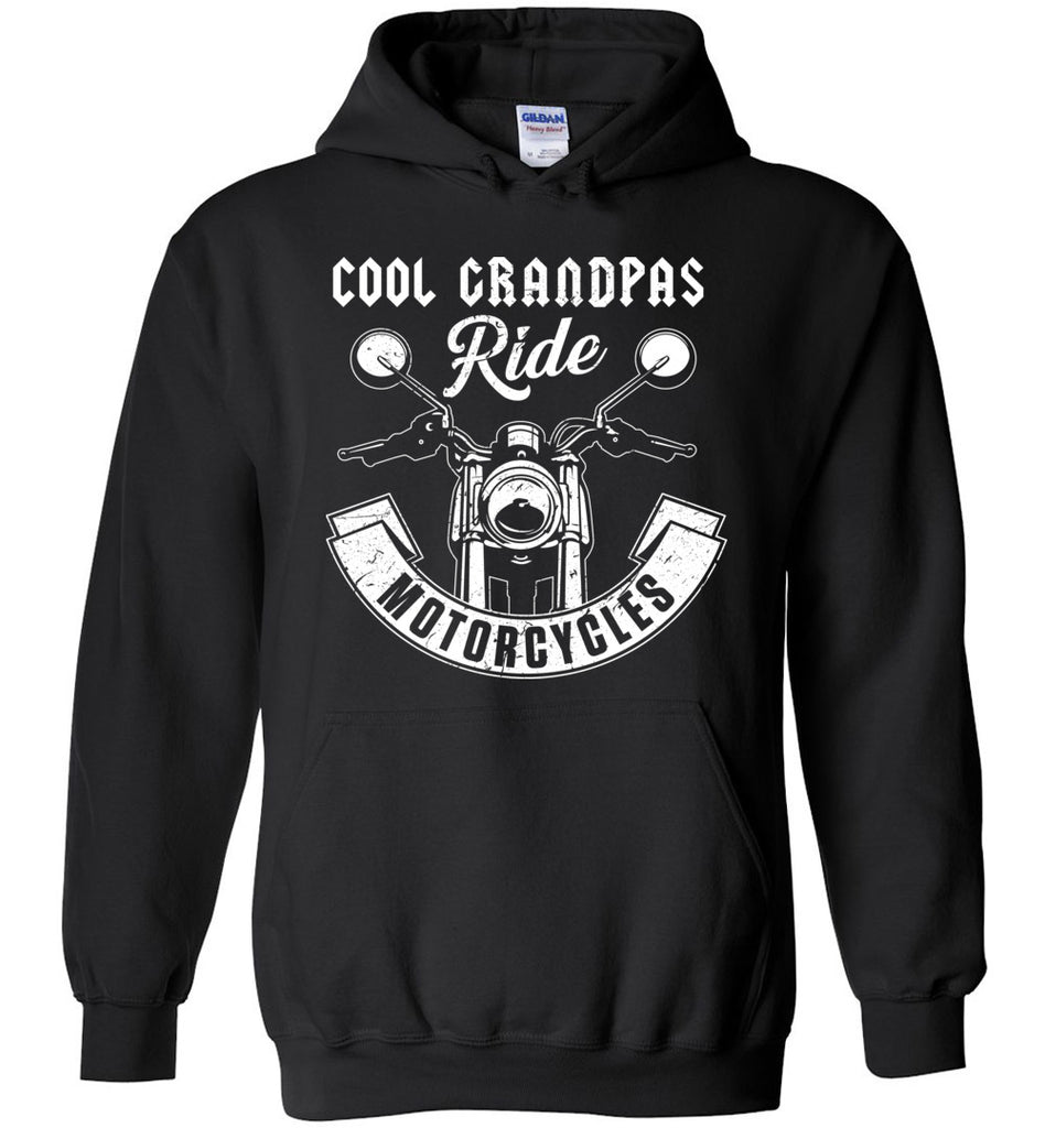 Cool Grandpas Ride Motorcycles Hoodie