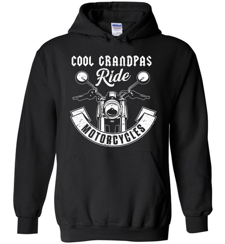 Cool Grandpas Ride Motorcycles Hoodie