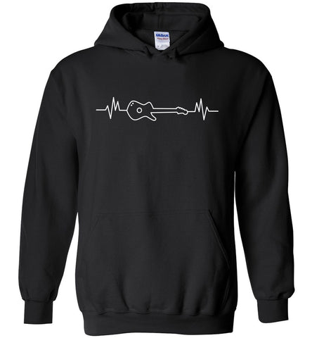 Bass Guitar Heartbeat - Bass Player Hoodie