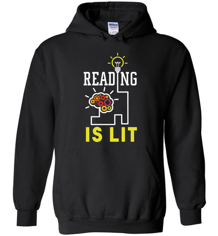 Reading Is Lit - Bookworm Hoodie
