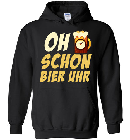 Oh Schon Bier Uhr Hoodie