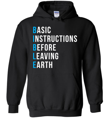 Basic Instructions Before Leaving Earth - Religous Hoodie